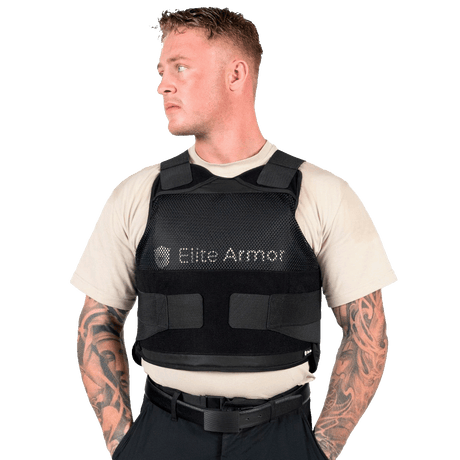 Elite Armor RX2 Stikk- og skuddsikker vest modell forfra